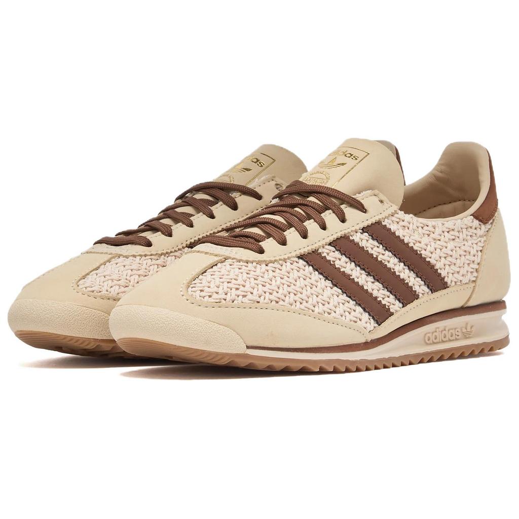Adidas SL72 OG Песочный слой Подержанные Коричневые Женские Кроссовки Крем Кремово-белый JR4229