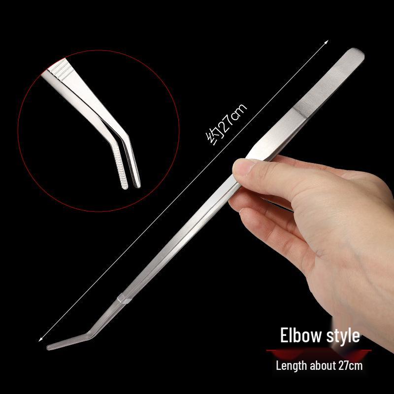 Нескользящий пинцет из нержавеющей стали для садоводства, аквариумов и суккулентов