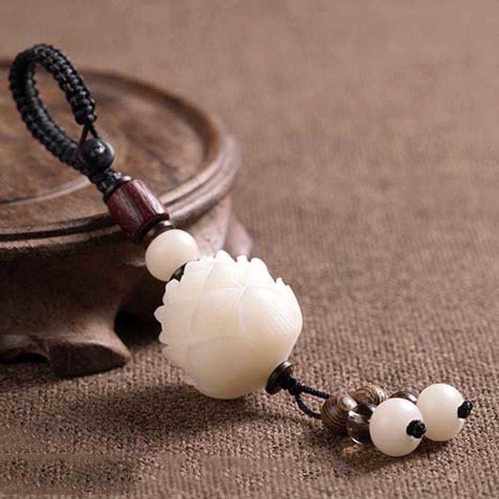 Подвесной ремешок для телефона с защитой от потери, ремешок для мобильного телефона, брелок для ключей от машины в виде лотоса Бодхи, брелок для ключей