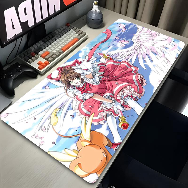 C Card Captor Sakura Электронный Игровой Компьютерный Коврик для Мыши Игровая Машина Ковер Коврик для Клавиатуры Защита Рабочего Стола Мультяшный Коврик для Мыши