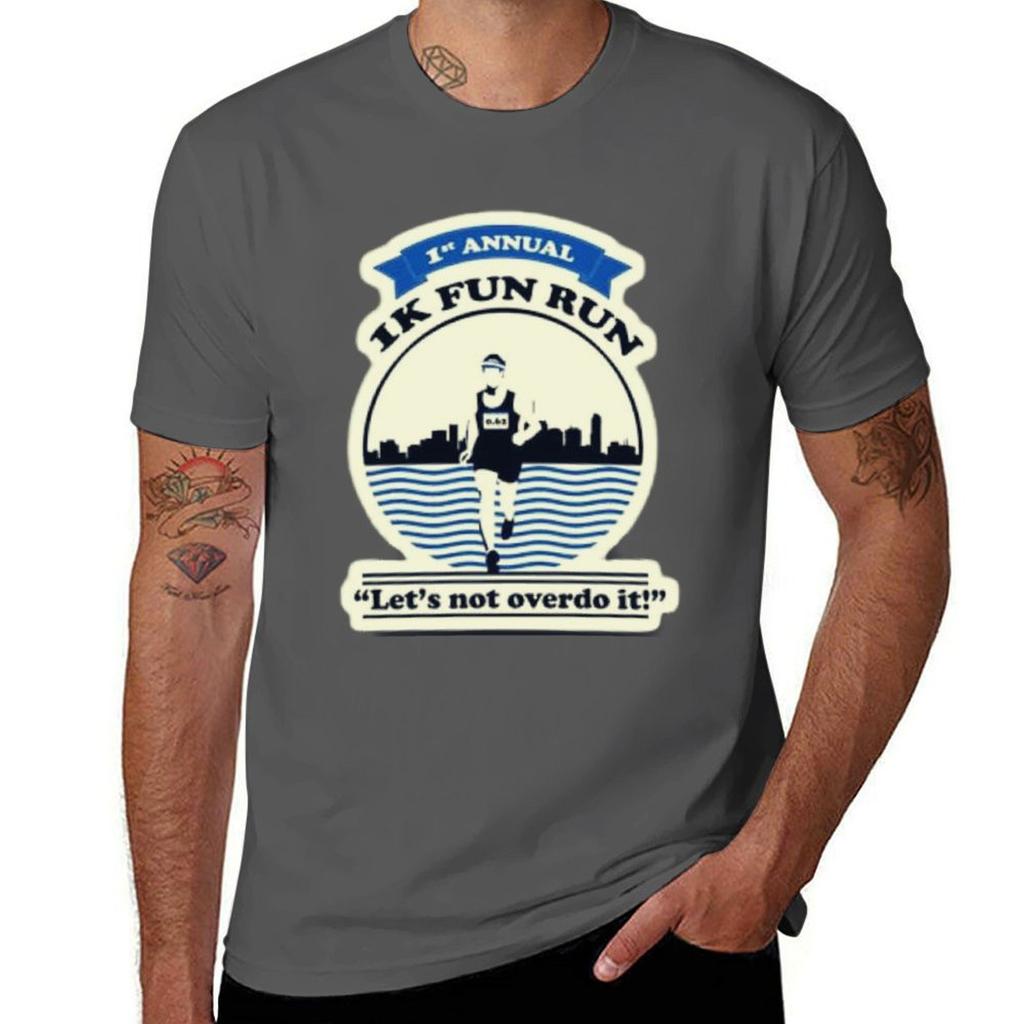 Fun run run TShirt Fitness Training Breathable Tee