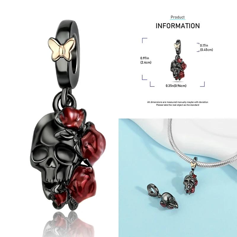 Рождественские Шармы Медь Лось Санта Клаус Бусина Снежинка Колокольчик Снеговик Шарм Подходит для Оригинального Браслета DIY Ювелирные Изделия