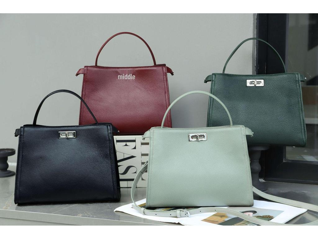 Женская большая сумка-тоут из натуральной кожи - Crossbody из кожи КРС первого сорта для работы и поездок