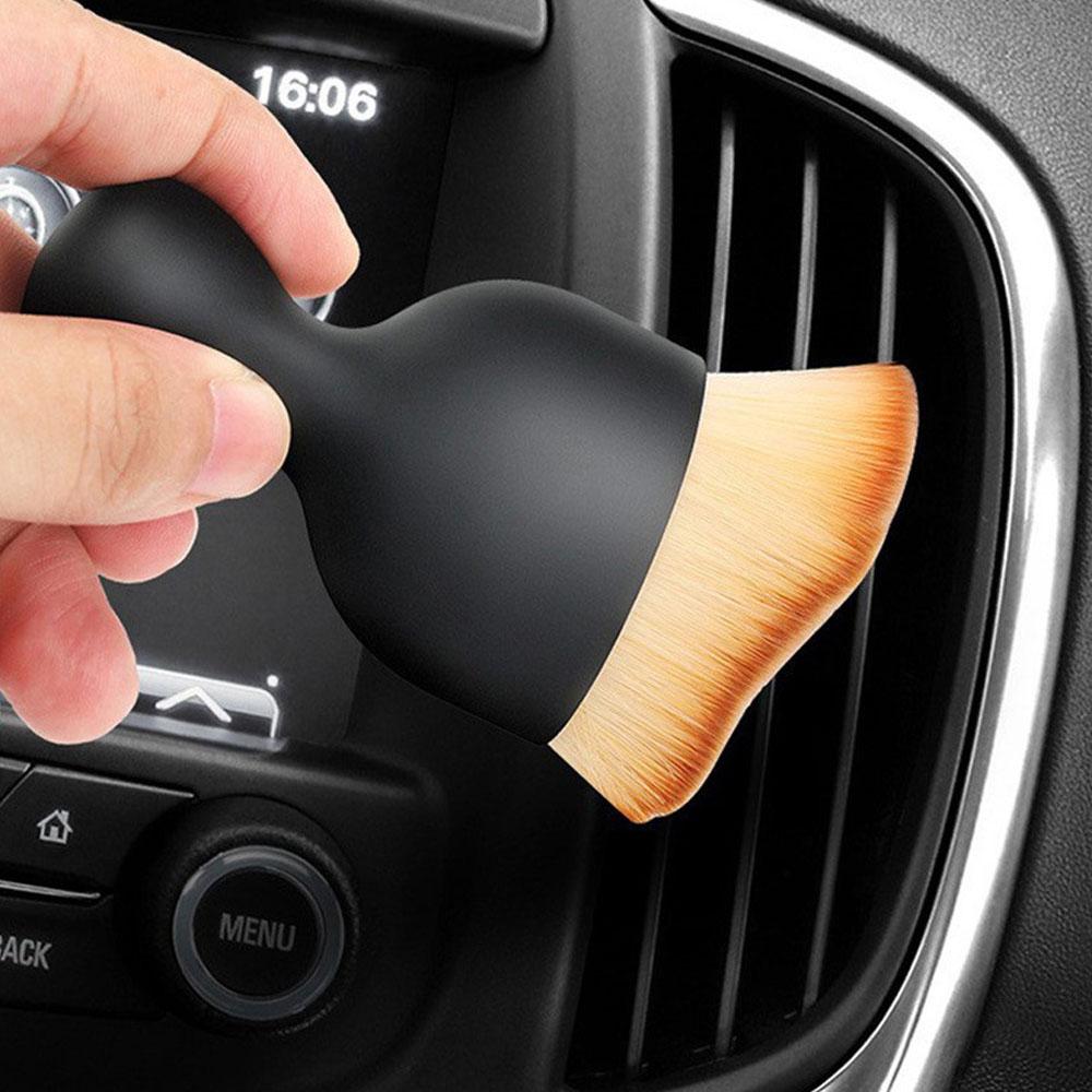 Car Interior Cleaning Tool Air Conditioner Air Outlet Cleaning Brush Nanofiber Soft Brush Car Crevice Dust Removal Car Detailing