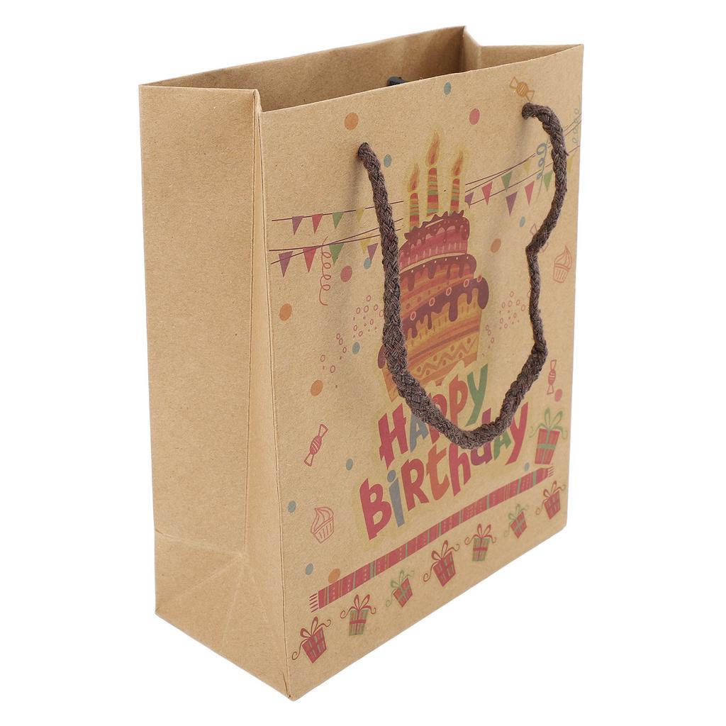 12pcs Birthday Gift Bags Cute Large Capacity Party Favor Bags Gift Favor Bags with Handle for Kids Girls