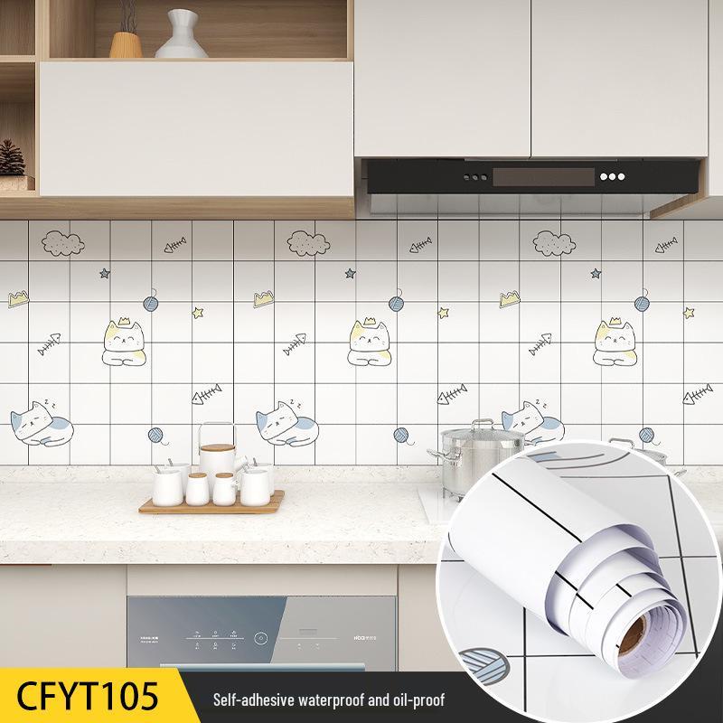 Маслостойкие и водостойкие наклейки на стену кухни: Обои для плиты против плесени, устойчивые к высоким температурам