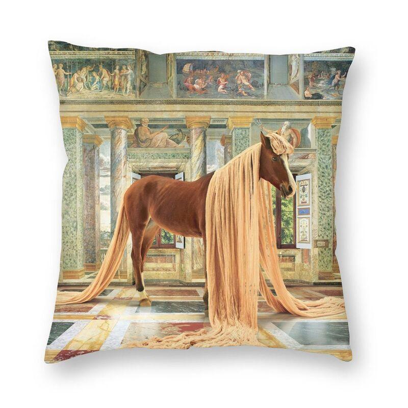 Fashion Christmas Square Throw Pillow Case Home Decorative 3D Double Side Print Toiletpaper Cushion Cover For Living Room Sofa