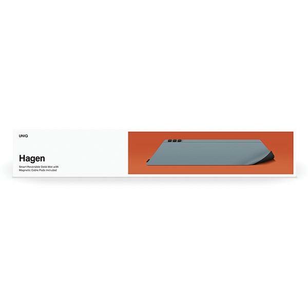 UNIQ Hagen Double-Sided Magnetic Desk Pad, Midnight Black-Washed Blue
