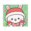 Dudu Bear and Bubu Panda Christmas Blanket Fleece Printed  Breathable Warm Throw Blankets for Bedding Office Bedding Throws