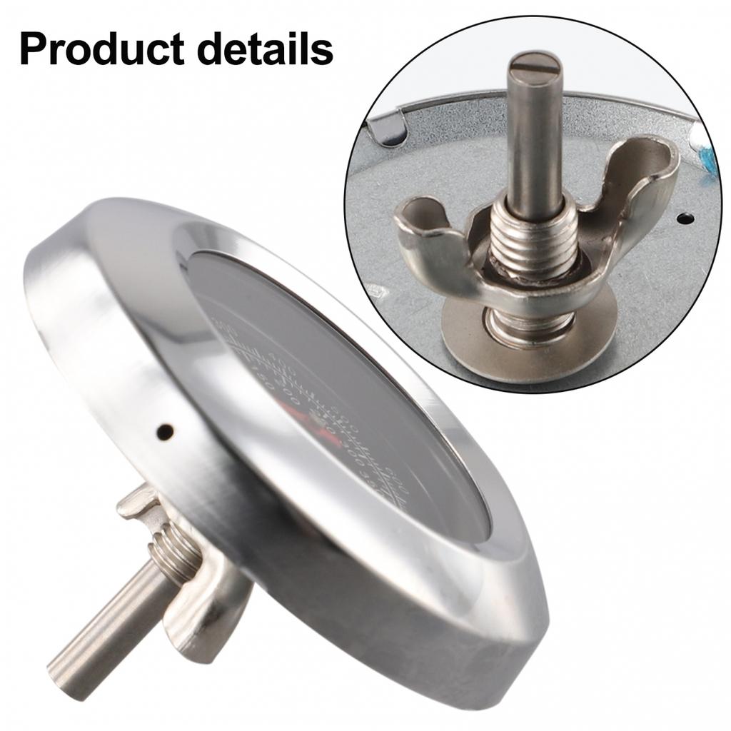 High Quality Household BBQ Thermometer Stainless Steel Dual Dial Gadgets