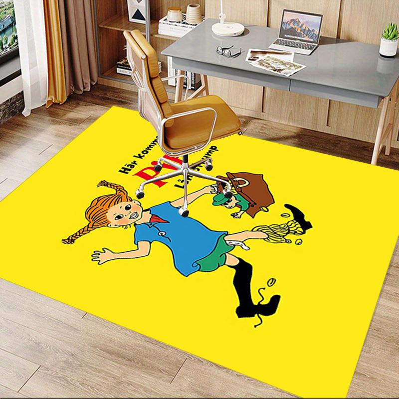 1PC Pippi Longstocking Gold Extra Large Non Slip Floor carpet, Office, family, bedroom, Studio Large Area Rug Indoor Rugs