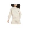 Nike Solid Color Crew Neck Pullover Long Sleeve Sweatshirt Kids Tops Beige FD3006-126