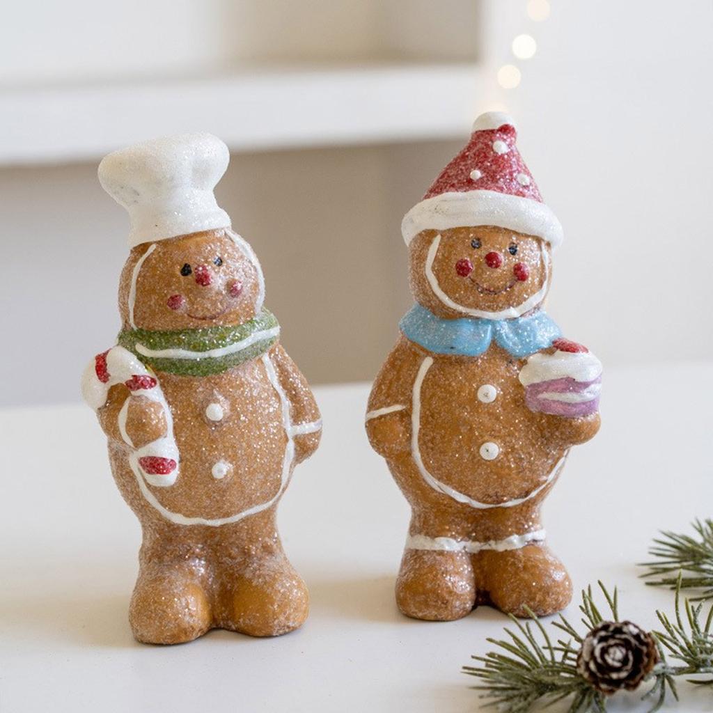 Пряничный человечек Рождественские украшения Фигурка пряничного человечка Украшения для праздничной елки Украшения для праздника