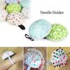 1Pc Cute Home Supplies Ball-Shaped Tool Needle Holder Wrist Strap Floral Sewing Pin Cushion