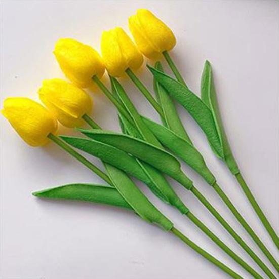 Красивые искусственные тюльпаны, простой в уходе, элитный свадебный декор