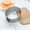 Набор DIY колец для выпечки тортов из нержавеющей стали, регулируемые размеры, выдвижные формы-кольца для тортов, 6-12 дюймов, форма для выпечки муссовых тортов, тирамису