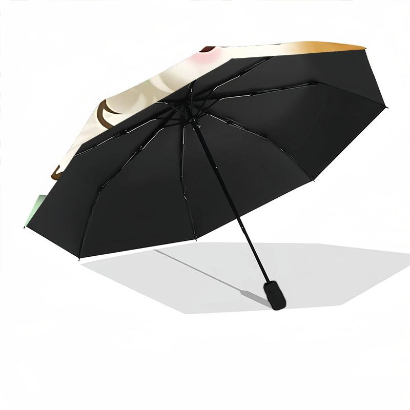 1pc Guinea Pig Automatic Open/Close Umbrella - Compact Travel Umbrella, Gift for Birthday, yy251208119