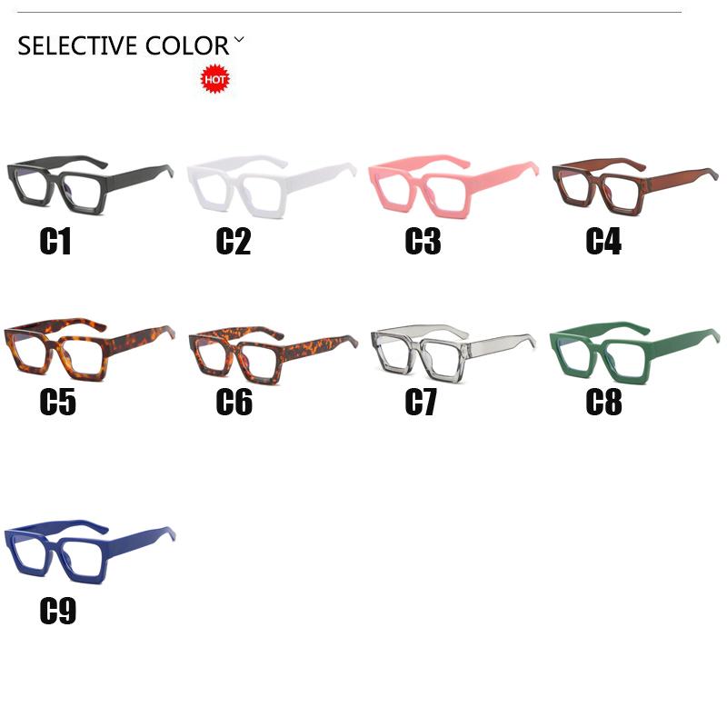 Anti-Blue Light Glasses Vintage Square Eyewear Women Man Daily Travel Eyeglasses Blue Light Blocking Man Lady Computer Eyeglas