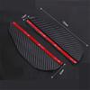 2Pcs Car Rear View Mirror Rain Shield Cover Mirror Rain Guard Carbon Fiber Style