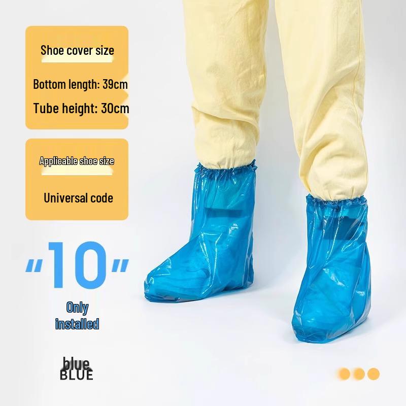 Waterproof Disposable Rain Shoe Covers - Transparent & Durable for Adults and Children