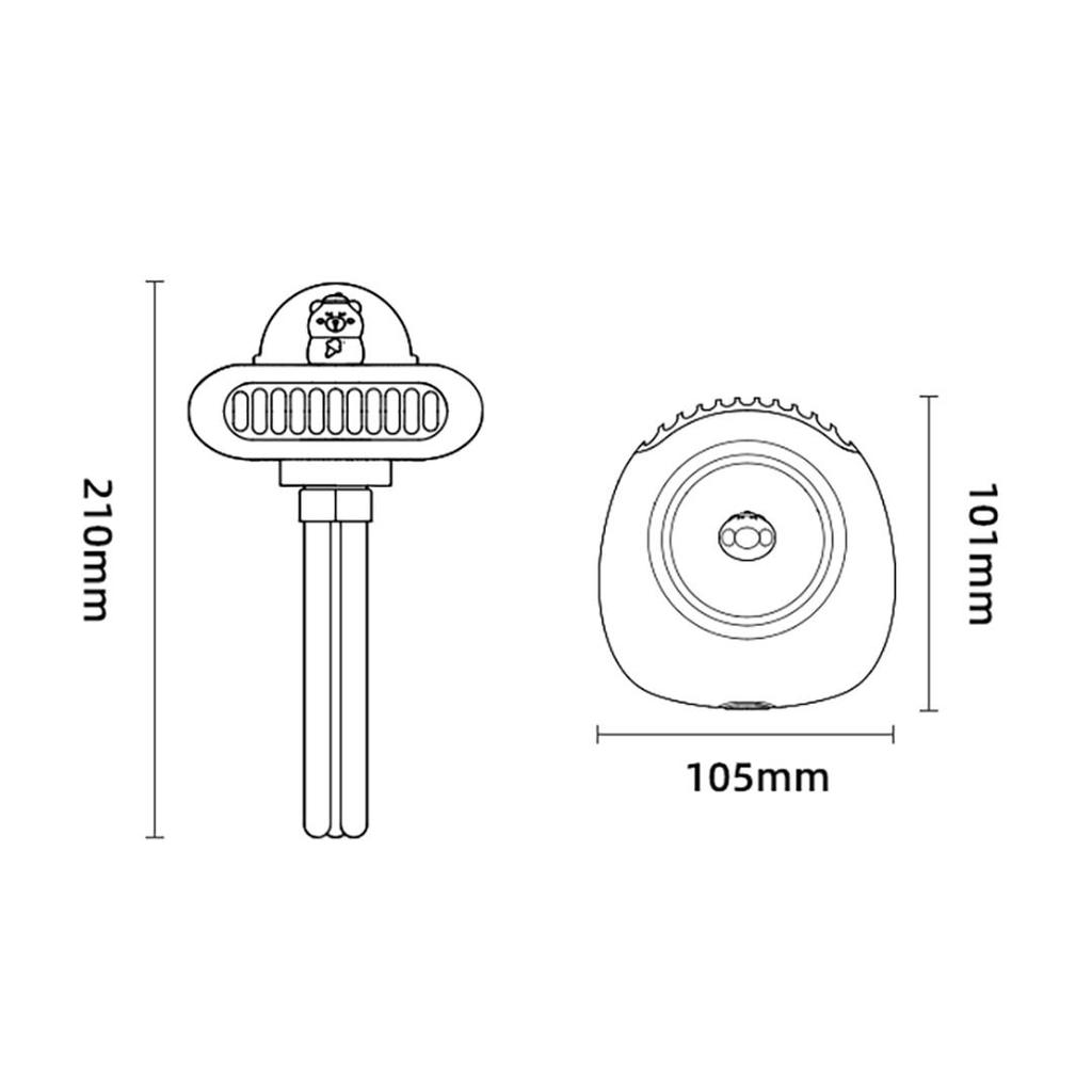 Вентилятор для коляски 3Life, зажим для штатива, вентилятор, 4 скорости, вращающийся ручной вентилятор для автомобильного сиденья, детской кроватки, велосипедной беговой дорожки