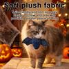 Plush Halloween Pet Toy Theme Cat Toy, Soft Ghost Bat Pumpkin Cute Bite-resistant Stuffed Chew for Indoor Cats Boredom Relief Holiday Photography