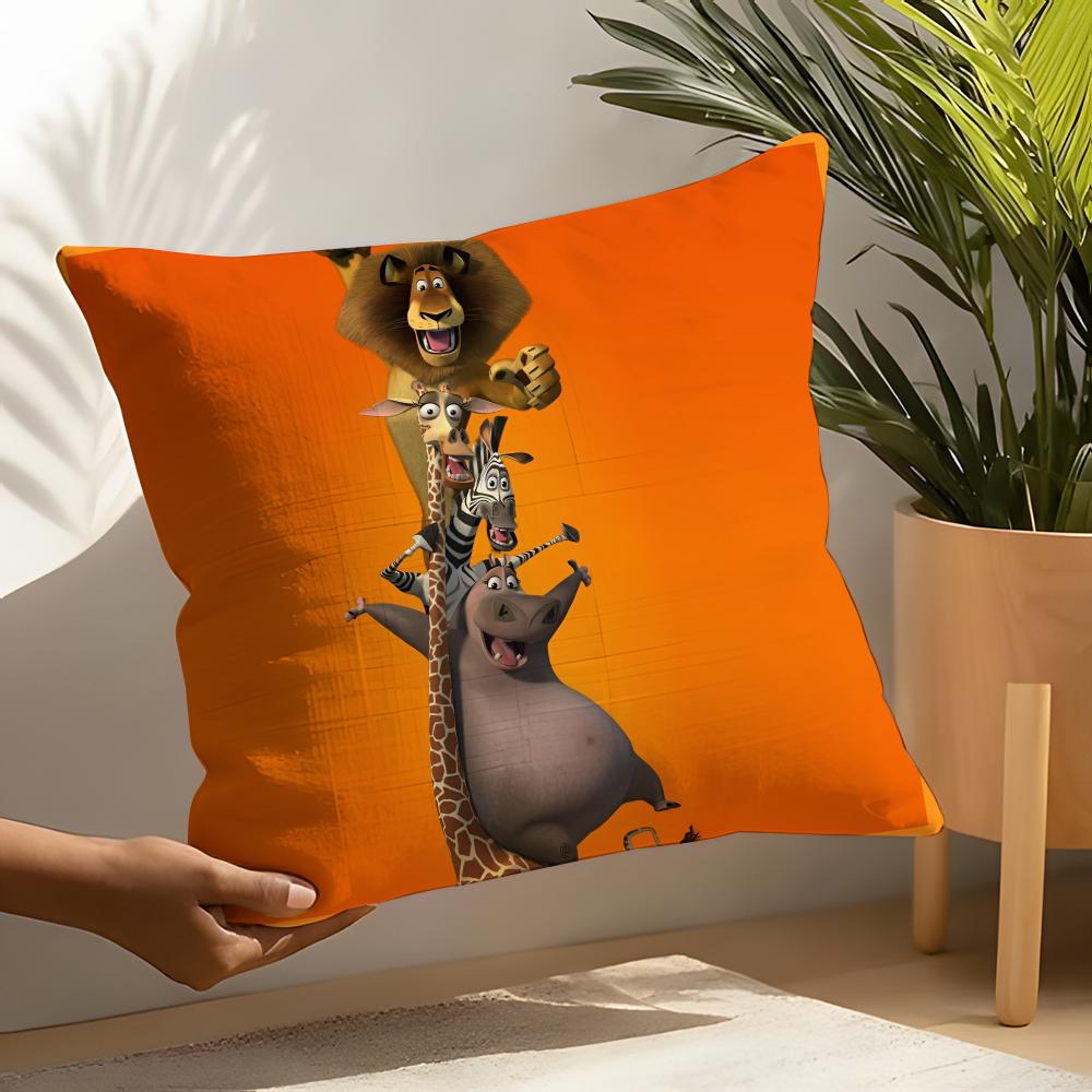 Madagascar Pillow Case Linen Cushion Covers For Decorative Sofa Home Pillows Case Car Chair Pillows Cases