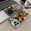Итальянский Чехол для Телефона Brainrot для iPhone 16 15 14 13 12 11 X XR XS 8 7 Pro Max Plus Полупрозрачный Цветная Печать Роскошный