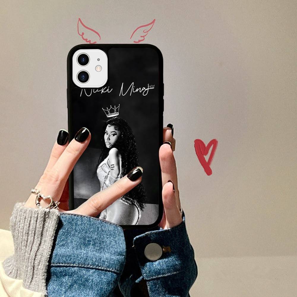Чехол для телефона N-Nicki Singer Minaj для iPhone 17 16 15 14 13 12 11 Pro Max Plus, ударопрочная задняя крышка из ПК+ТПУ