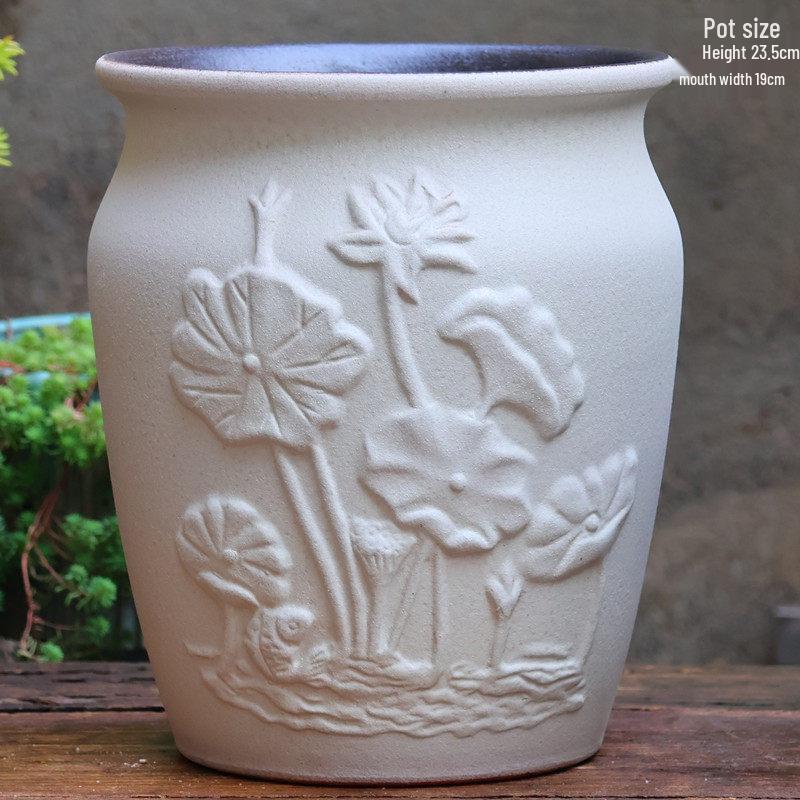 Специальное предложение: Высокий ретро-керамический цветочный горшок для суккулентов или зеленого редиса