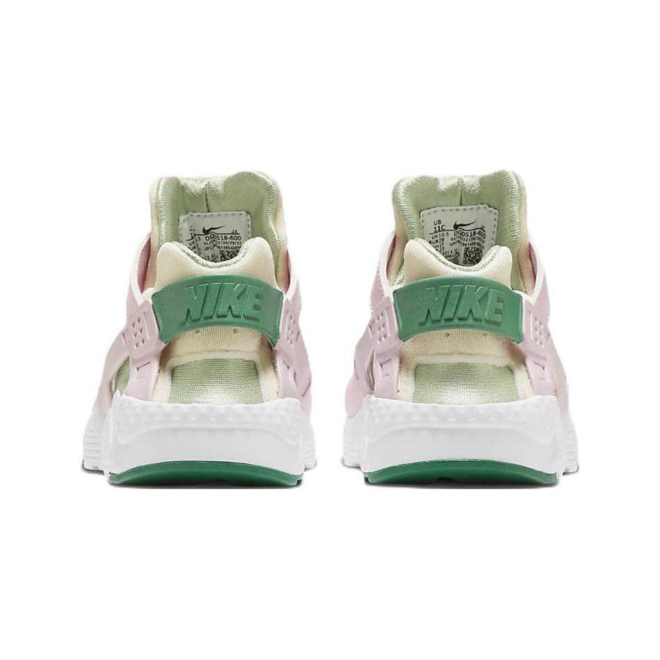 Nike Huarache Run SE Wallace Vintage Низкие детские беговые кроссовки Розово-зеленые Для детей от 3 до 7 лет DQ0518-600