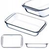 Small Rectangular Heat-Resistant Glass Dish for Baking