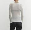 Шея Рукавбелый Длинный Круглый Женские Элегантные Полосатые Прозрачные Наряды Футболки Топы Обтягивающие Клубные Топы