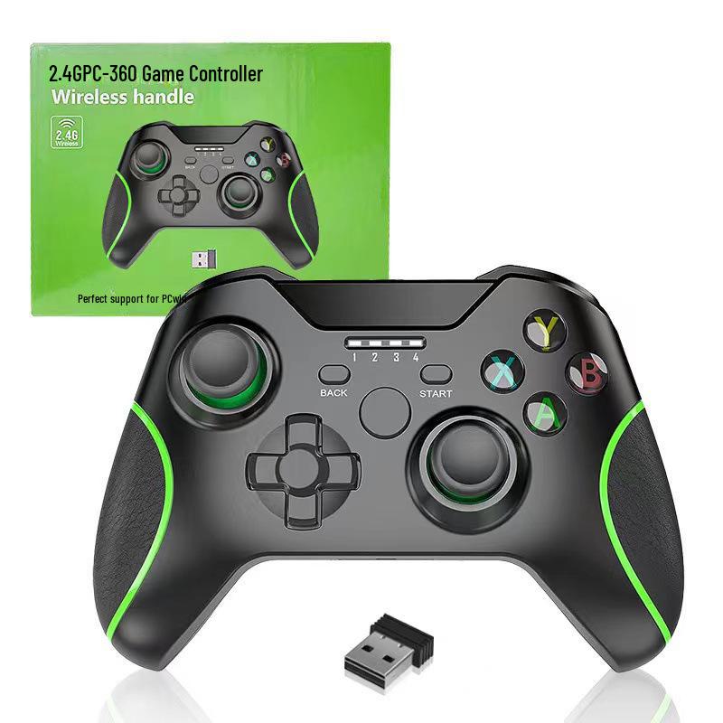 2.4G беспроводной игровой контроллер с двойной вибрацией для Android/ПК/PS3/Steam, Black Myth Wukong Edition.