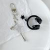 Ins Wind Music Headset Shape Mobile Phone Chain Personality Backpack Pendant Musical Note Keychain Creative High-value Pendant