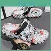 Дышащие пляжные шлепанцы с открытым носом для мужчин, лето 2024 – Универсальная молодежная обувь двойного назначения, повседневная, больших размеров