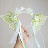 Kawaii Big Butterfly Wing Hairpins Sweet Flower Headband Children's Headdress  Party