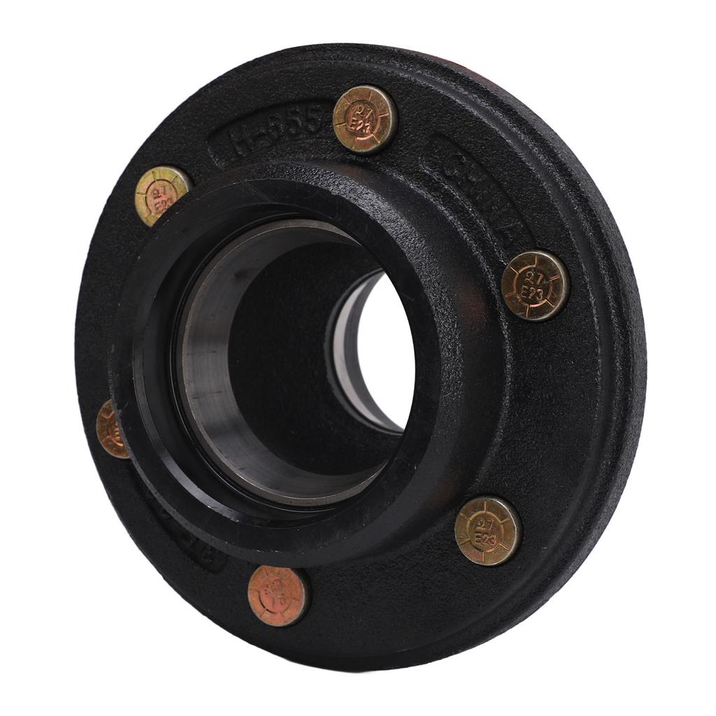 14PCS Trailer Wheel Hub Kit 6 Lug 6 On 5.5in High Load Capacity Metal Axle Bearing Kit for 5200 to 6000 Lbs Trailer Axle