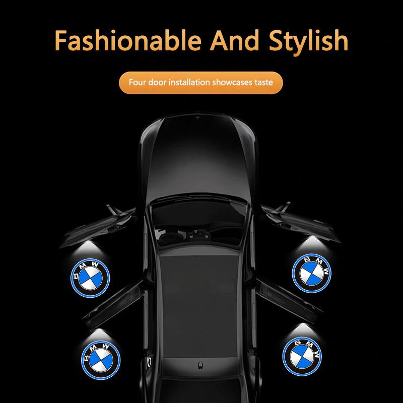 Для BMW M Sport M2 M3 M4 M5 M6 E46 E90 E60 F10 F30 E39 E36 F20 E87 Модные приветственные огни для дверей автомобиля, проекционные огни с логотипом