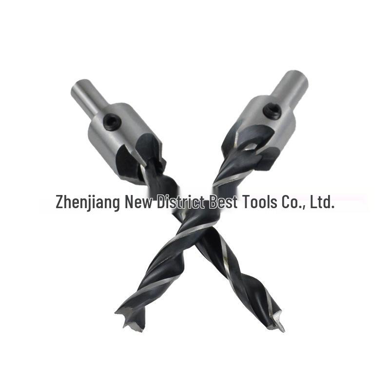 Набор пятизубых зенкеров для дерева и сверл для снятия заусенцев (4 шт./7 шт.)