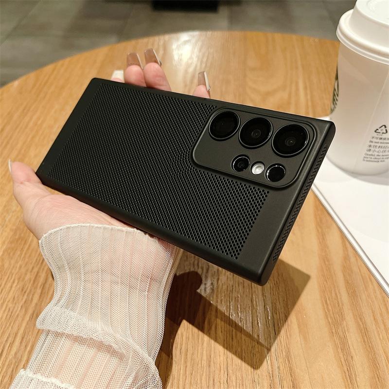 Ультратонкий чехол для мобильного телефона Samsung S11Ultra, дышащий чехол-сетка для рассеивания тепла S11 со встроенной защитной пленкой для объектива, защитный чехол A11