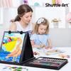 Shuttle Art 335-Piece Kids Art Set with Carry Case and Easel (Color Pencils, Crayons, Watercolors, Markers, Origami, Coloring & Sketch Pads)