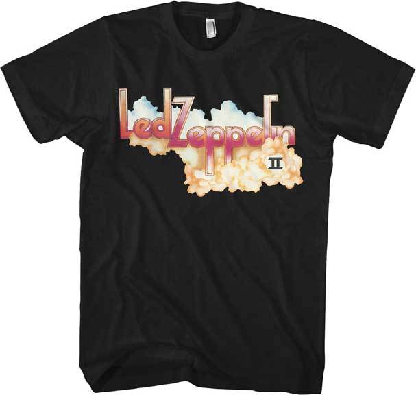 LED ZEPPELIN - Led Zep II - Футболка Мужская Женская Топы S,M,L,XL,2XL Совершенно Новая Официальная Мерчандайз