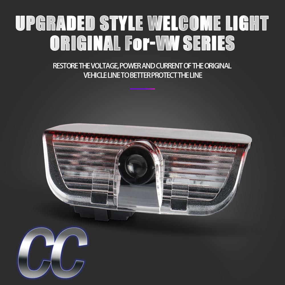 2pcs Car Door HD Welcome Light Laser Projector For Volkswagen VW Jetta Lavida Bora polo passat b6 b8 mk6 golf R Rline accessorie yzk045
