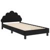 Kids Bed Frame with Headboard Black 80 x 200 cm Velvet