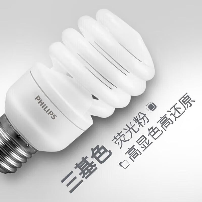 Philips E14 Spiral Energy Saving Light Bulb