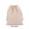 Cotton Drawstring Storage Bag White Canvas Bags for Candy Gift Package Pouch Reusable Home Sundries Organize Dustproof Sacks