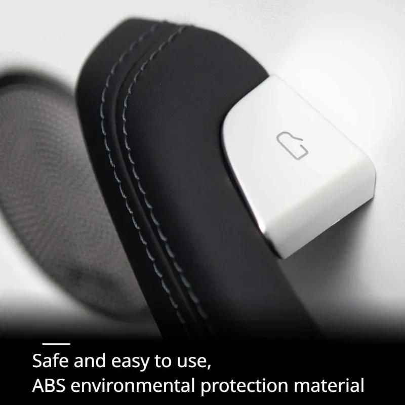 Car Door Switch Patch Trim Cover for Tesla Model 3 Highland Model Y Juniper 2025 Opening Button Protective Stickers Accessories