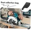 Мешок для сбора пыли с циркулярной пилы Мешок для сбора пыли с электроинструмента Промышленный пылезащитный чехол для принадлежностей режущего станка