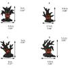 Handmade Tree Spirit Miniatures Resin Crafts Ghost Stake Ornaments  Succulent Accessories